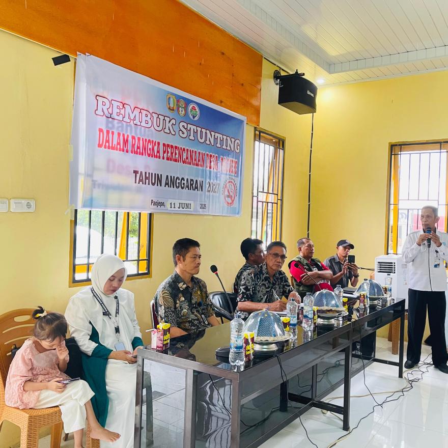 REMBUK STUNTING DALAM RANGKA PERENCANAAN DESA PAOJEPE TAHUN ANGGARAN 2027